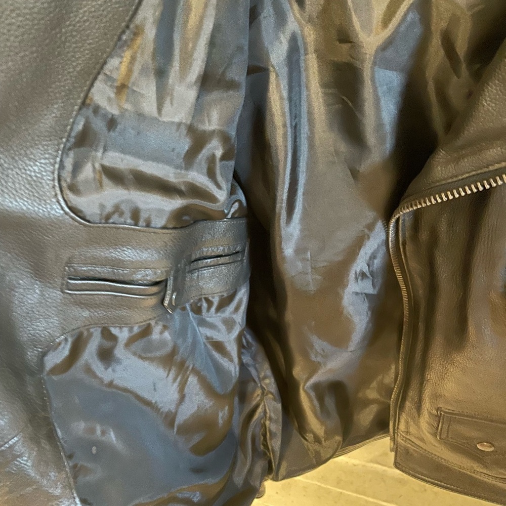 Comune Mitchell 100% Leather Jacket Size Large - image 3